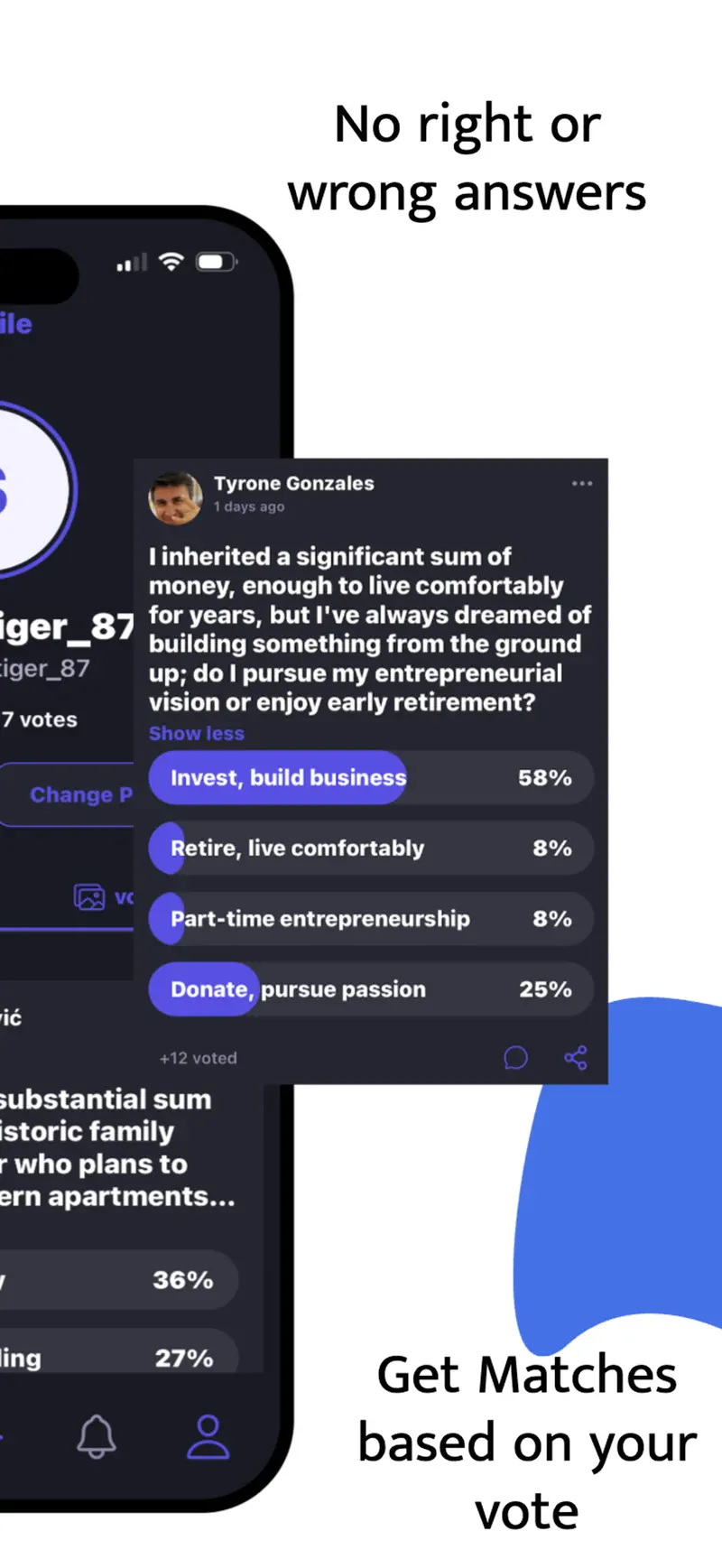 AsQkme – Social Polls Matching screenshot 2
