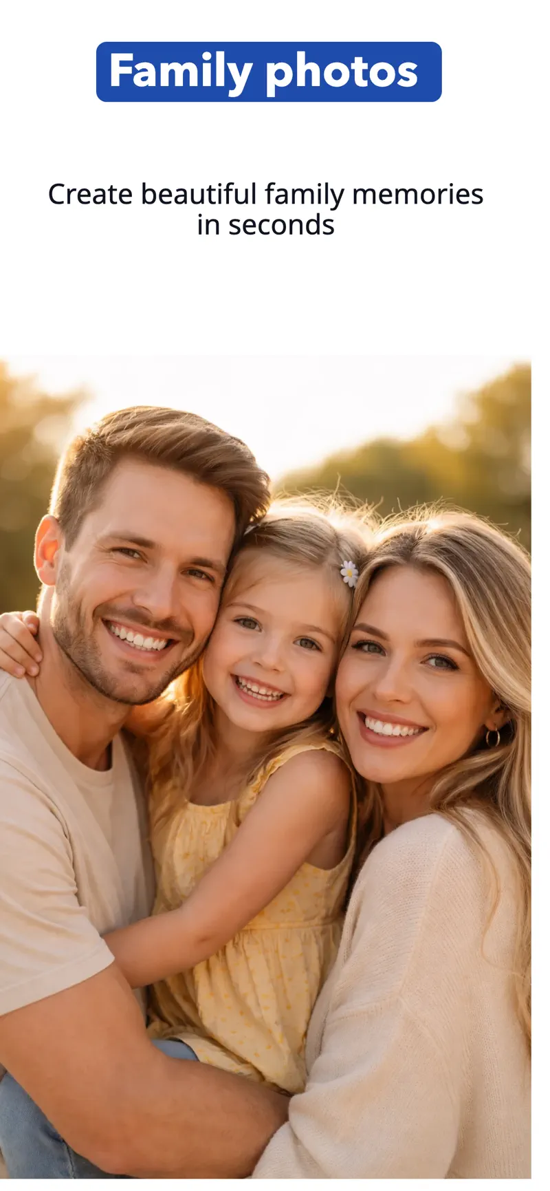 Family Pictures AI Photos screenshot